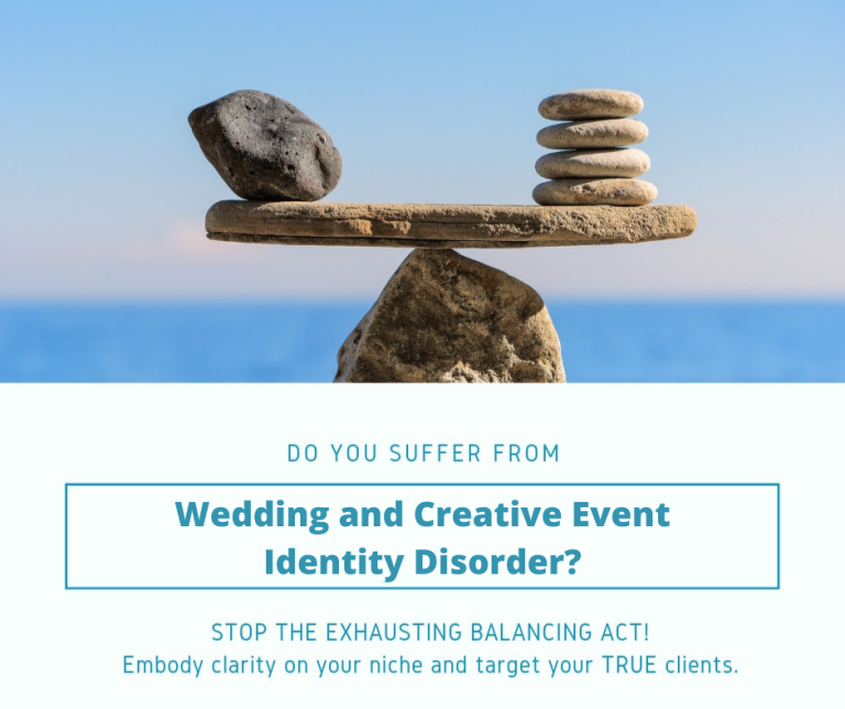 Do you suffer from Wedding and Creative Event Identity Disorder?!